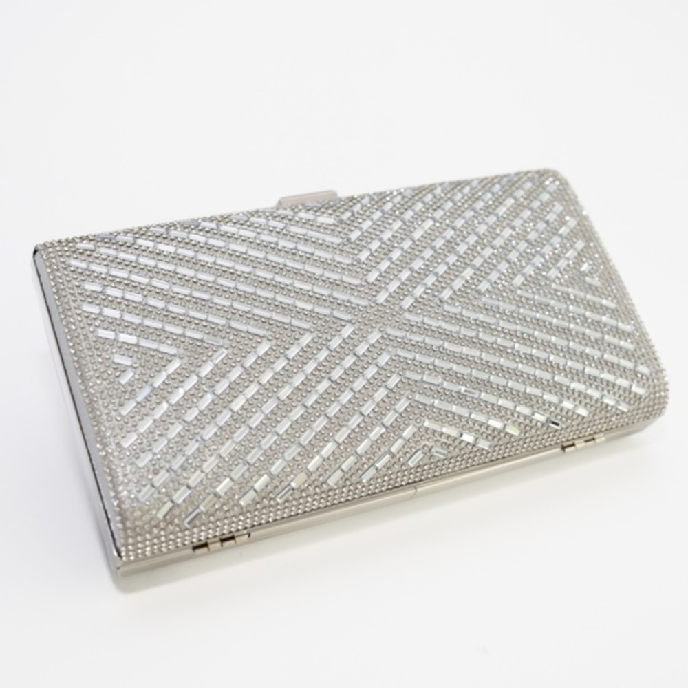 SILVER Rhinestone Evening Bag - Picture 2 of 10